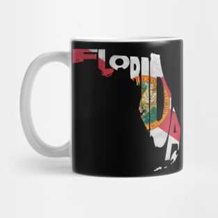 Florida Typo Map Mug